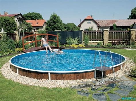 Бассейн Azuro круглый 406DL, 6,4х1,2 м (песочный фильтр Poolmagic ...