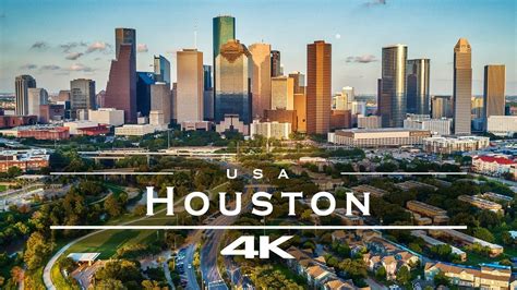 Houston Texas USA By Drone 4K YouTube