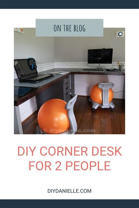 Diy 2 Person Corner Desk With A Farmhouse Style Diy Corner Desk