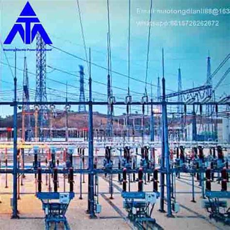 China Galvanized Kv Steel Structure For Electrical Substation