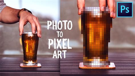 How to Make Pixel Art from Photos - Photoshop Tutorial - YouTube