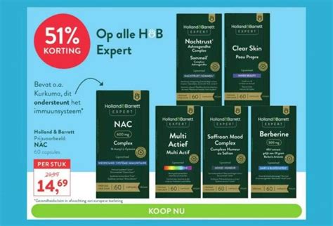 Holland And Barrett Nac Aanbieding Bij Holland And Barrett