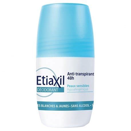 Etiaxil Déodorant Anti Transpirant 48h Peau Sensible Roll On 50ml