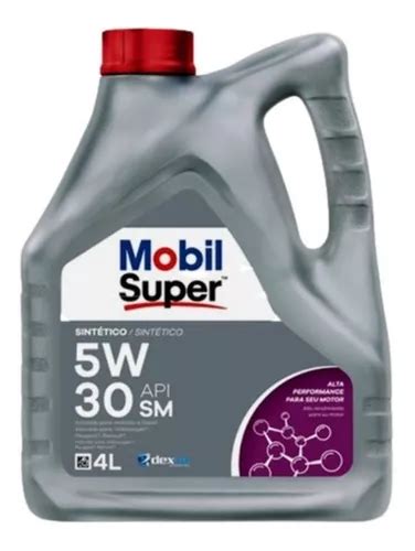 Óleo Sintético Mobil Super 3000 Dexos 2 5w30 X4 litros | Frete grátis