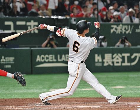 【巨人】坂本勇人、昨季に早くも並ぶ今季5号ソロ！ 広島・森下から貴重な追加点：中日スポーツ・東京中日スポーツ