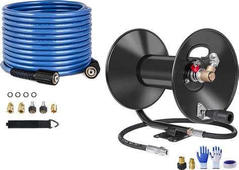 Amazon MEKOH 100ft 4000 PSI Heavy Duty Power Washer Hose Reel