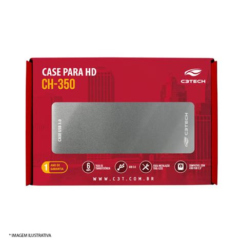 Gaveta Externa Para HD 2 5 C3tech CH 350CB USB 3 0