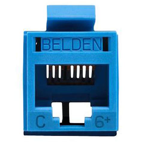 Belden RV6MJKUBL S1 REVConnect Cat6 Modular Jack T568 A B Blue