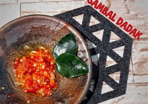 Resep Sambal Dadak Oleh Mila S Kitchen Cookpad