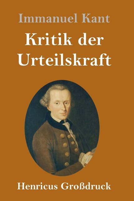 Kritik Der Urteilskraft Gro Druck Hardcover Walmart