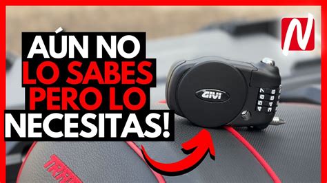 Esto Te Hara Tus Paradas En Moto Mas C Modas Candado Para Casco Givi