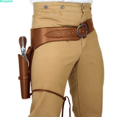 Cowboy Pu Western Plain Holster Gun Middle Ages Holster Pistol Belt