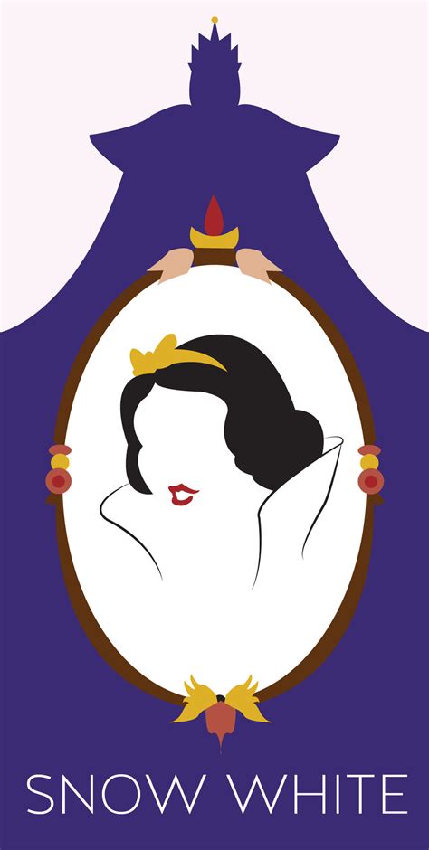 Snow White Minimalist Poster By Brycedoherty On Deviantart