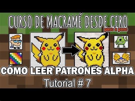 C Mo Leer Patrones Alpha Curso Macram Desde Cero Tutorial