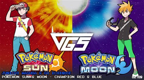 Pokemon Sun And Moon Champion Red And Blue Battle Music Youtube