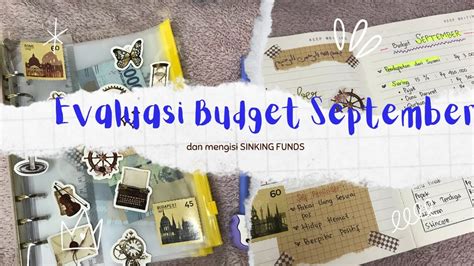 Evaluasi Budget September Mengisi Sinking Funds Pengingnya