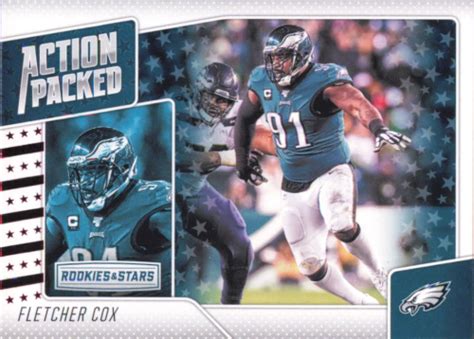 2020 Rookies And Stars Action Packed 23 Fletcher Cox Philadelphia