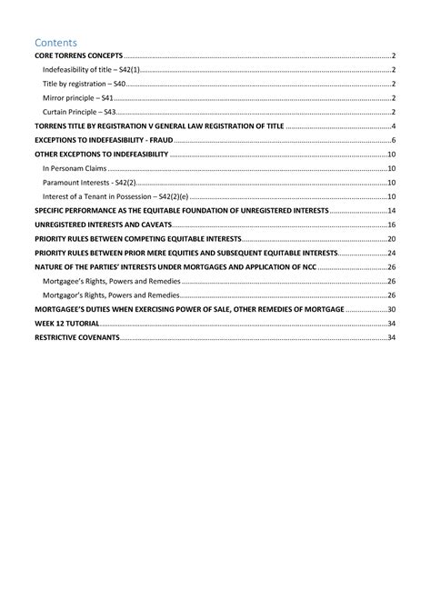 Summary Introduction To Property Law Lectures Tutorial Works Warning