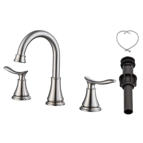 Waterpar In Widespread Handle Bathroom Faucet With Pop Up Drain