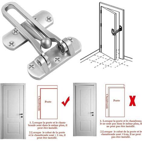 Entrebailleur De S Curit Porte Acier Fen Tre Garde Verrou Porte D