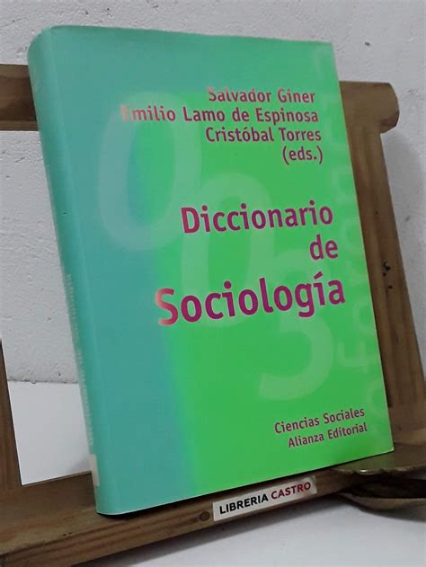 Librería Castro Diccionario De Sociologia