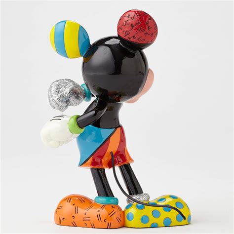 Mickey Mouse Figurine By Romero Britto Artreco