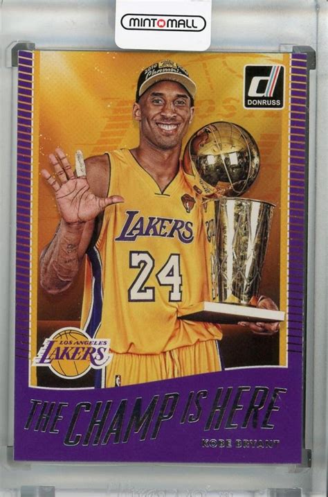 Mint Panini Donruss Los Angeles Lakers Kobe