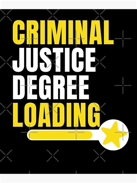 Criminal Justice Degree Loading Poster For Sale By Kawai Girl Redbubble