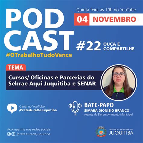 Prefeitura Municipal De Juquitiba Podcast Cursos Oficinas E