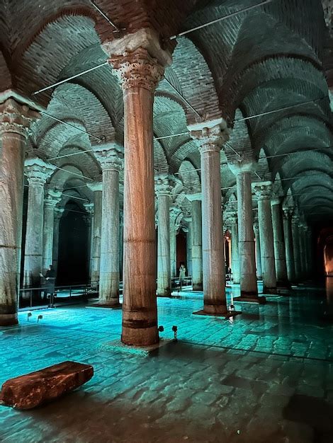 Premium Photo Photo Of The Basilica Cistern From The Inside