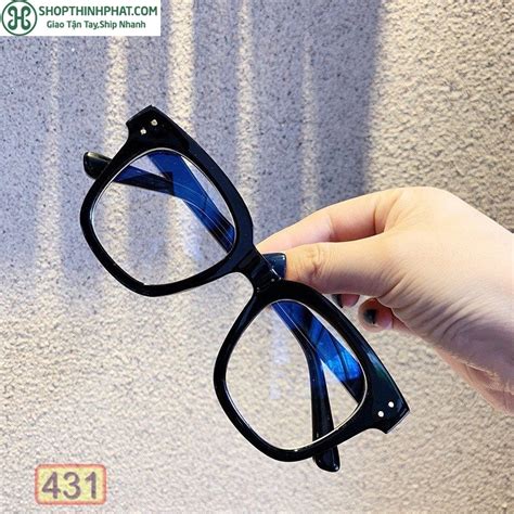 Mã FAMS hoàn K xu đơn K MẮT KÍNH GIẢ CẬN GỌNG CHỮ V FORM VUÔNG CHẤM HOT TREND CỰC ĐẸP