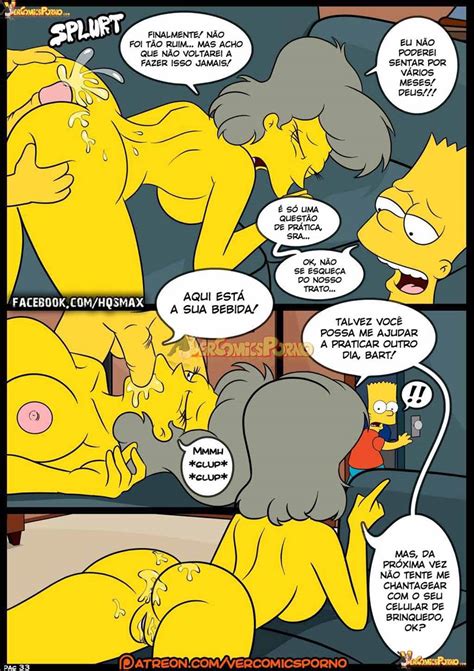 Velhos Costumes 8 Simpsons Porno Quadrinhos Eroticos