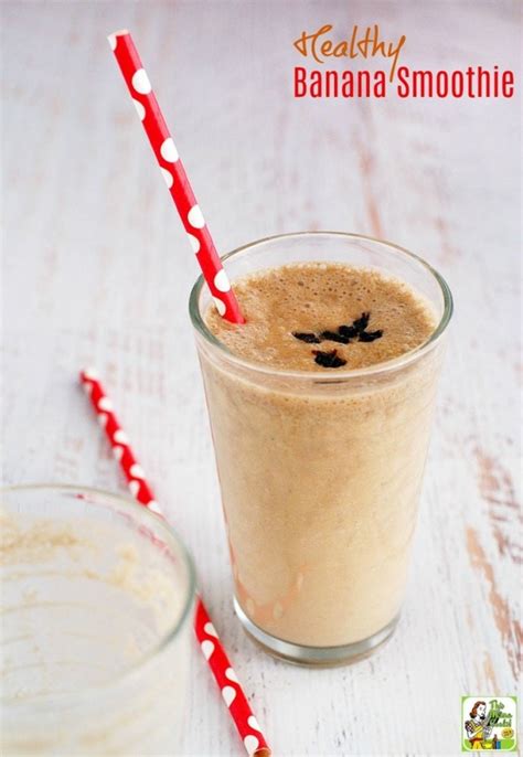 Healthy Banana Smoothie Recipe This Mama Cooks On A Diet