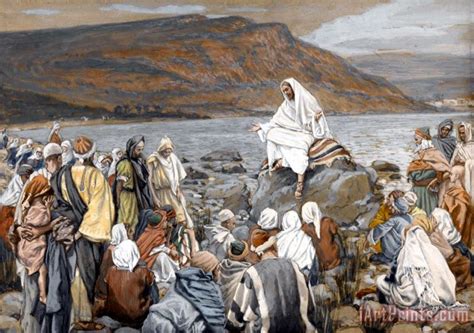 Tissot Jesus Preaching painting - Jesus Preaching print for sale