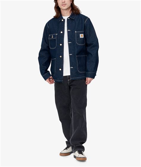 Norse Store Shipping Worldwide Carhartt Wip Og Chore Coat Blue