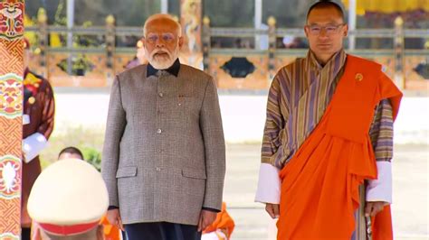 Prime Minister Narendra Modi Receives Warm Welcome In Bhutan For