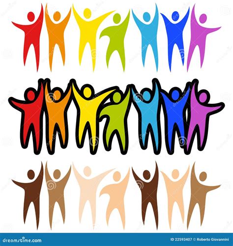 Diversity People Banners Stock Vector Illustration Of Group 22593407