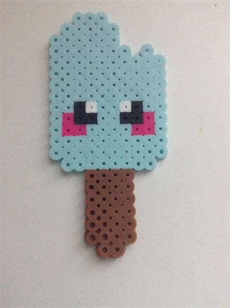 Cute Kawaii Perler Bead Popsicle Perler Bead Art Perler Bead Patterns Hamma Beads Ideas