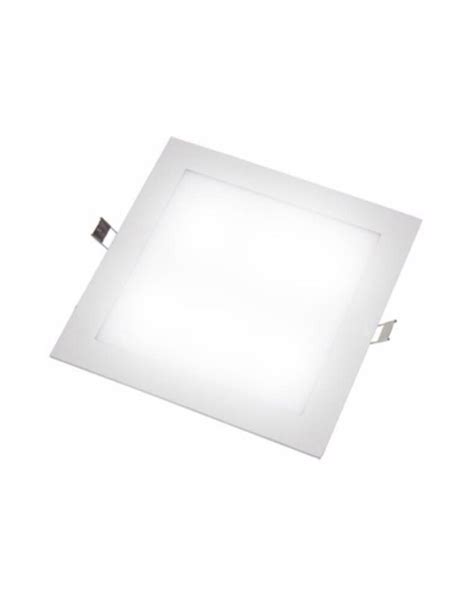 Plafon Led Embutir Quadrado W Branco Frio Brilholux