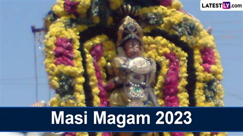 Festivals Events News When Is Masi Magam 2023 Know Date