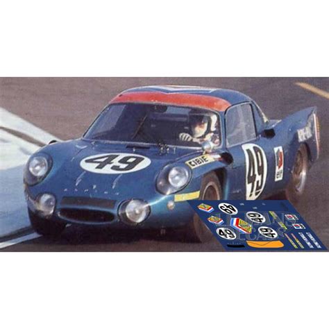 Alpine A210 - Le Mans 1969 nº49 - LEMANSDECALS