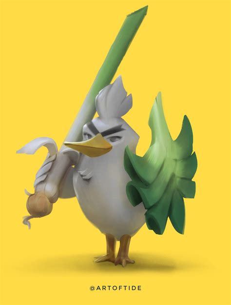 Galarian Farfetch'd fan art