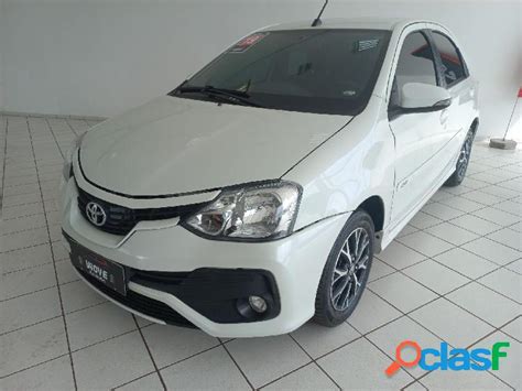 Toyota Etios Platinum Flex V P Aut Branco Flex Em