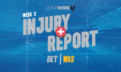 Lions Week 2 injury status: Frank Ragnow out, 4 questionable