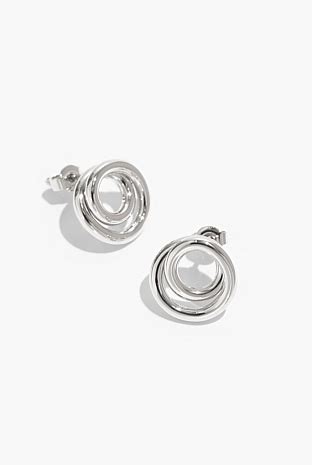 Silver Halo Stud Earring Earrings Country Road