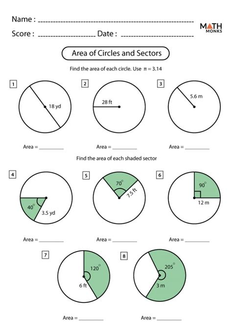 Sector Of A Circle Definition Formulas Examples