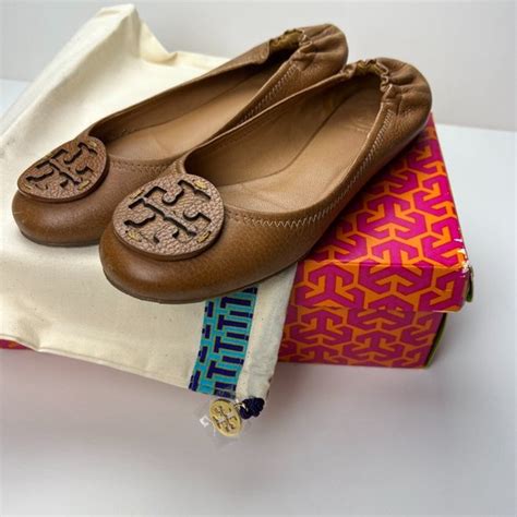 Tory Burch Shoes Tory Burch Royal Tan Reva Size 6m Ballet Flat