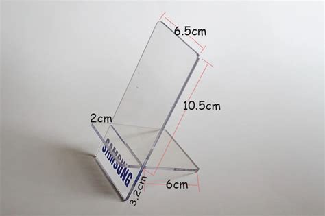 Pcs Clear Acrylic Detachable Mobile Cell Phone Display Stand Acrylic