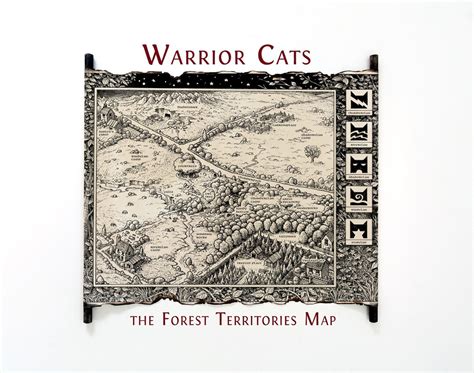 Warrior Cats Book Map The Forest Territories The Prophecies Begin Map