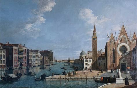 The Grand Canal Looking East From The Carit Towards The Bacino After